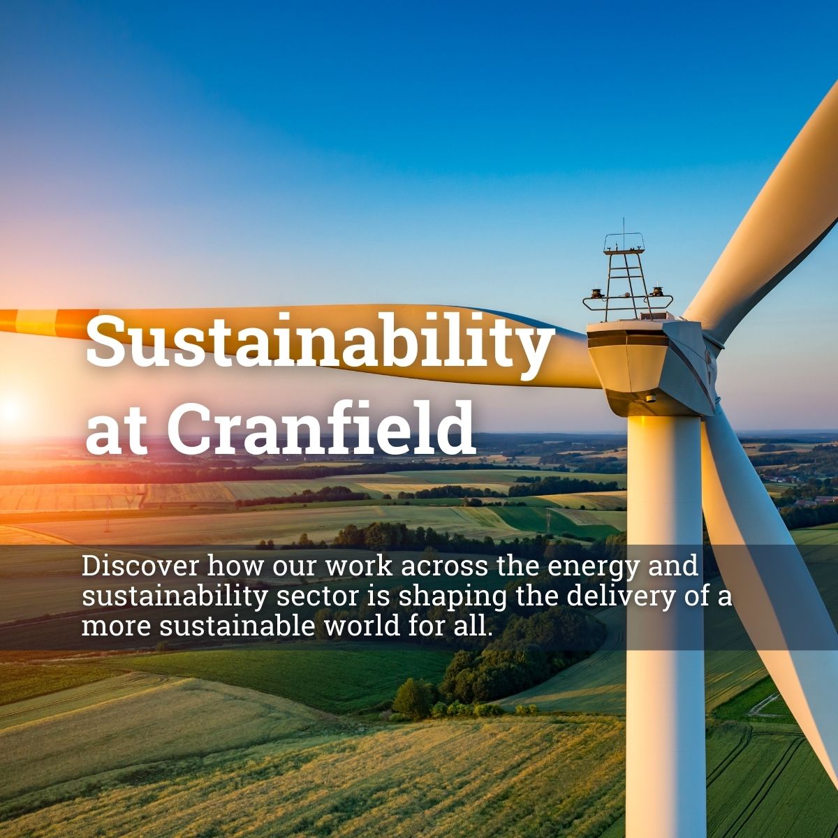 Discover how our research is solving the urgent need to develop sustainable environmental solutions such as clean, secure and affordable energy to reach growing global demands head on. #SustainabilityAtCranfield

Learn more: bit.ly/45fnJkl