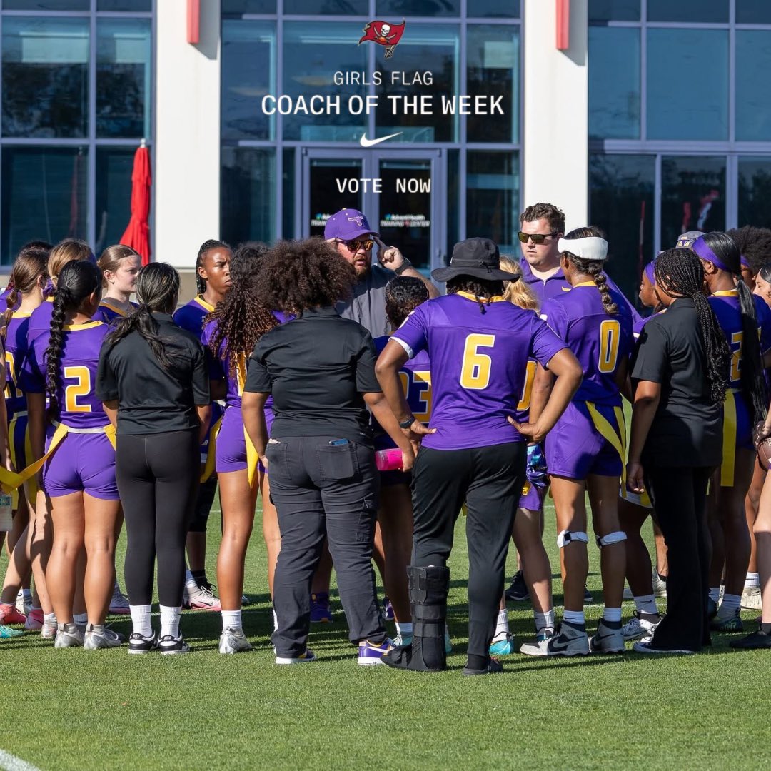 Lennard Flag Football (@longhornsflagfb) on Twitter photo Please vote <a href="/CoachCombs66/">Travis Combs</a> for the Tampa Bay Buccaneer Coach of the Week!
buccaneers.com/community/high… Please vote <a href="/CoachCombs66/">Travis Combs</a> for the Tampa Bay Buccaneer Coach of the Week!
buccaneers.com/community/high…