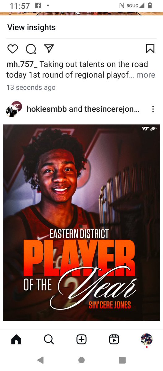 CoachM757's tweet image. Congratulations Sincere Jones. Eastern District Player Of The Yr...#TheGrind