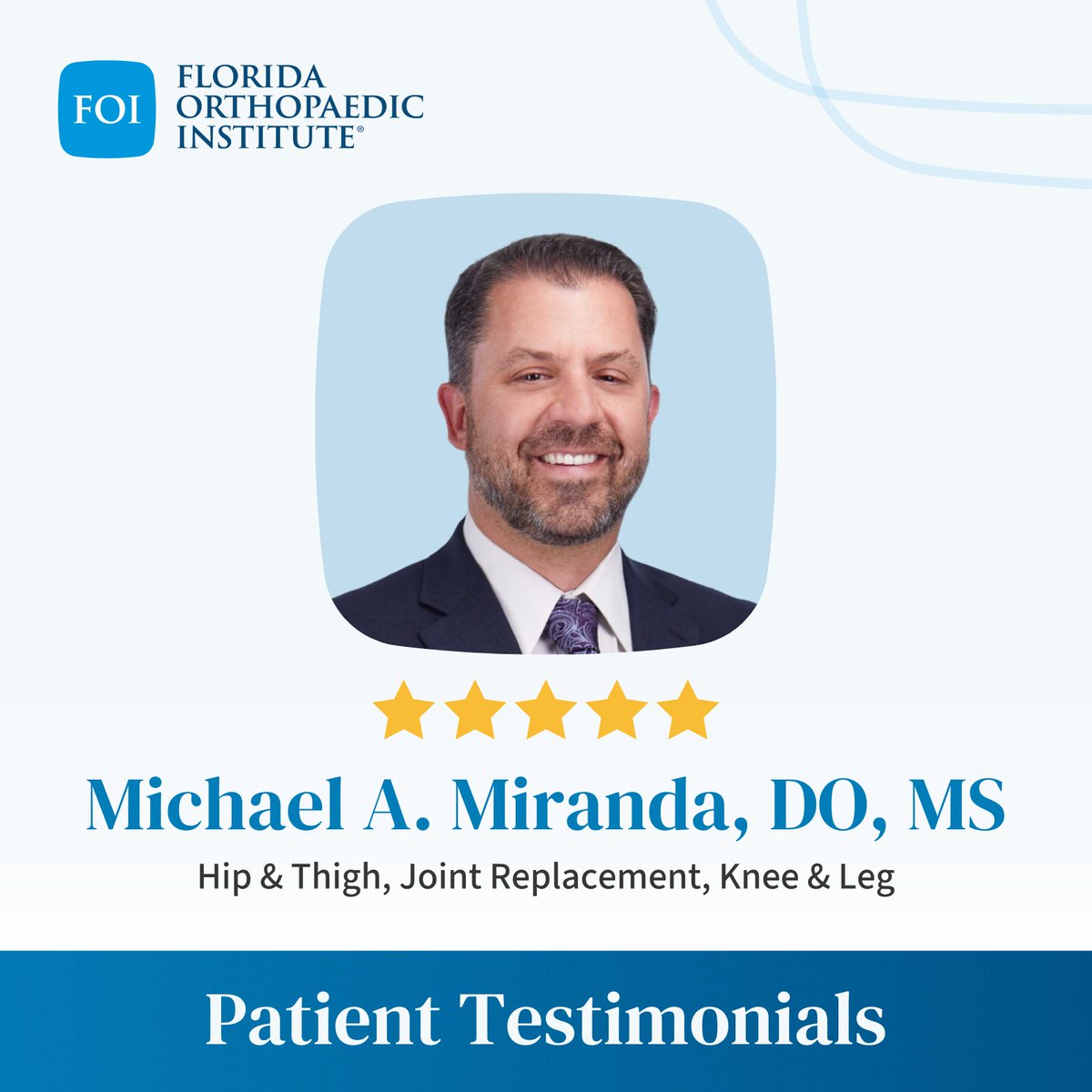 Florida Orthopaedic Institute tweet media