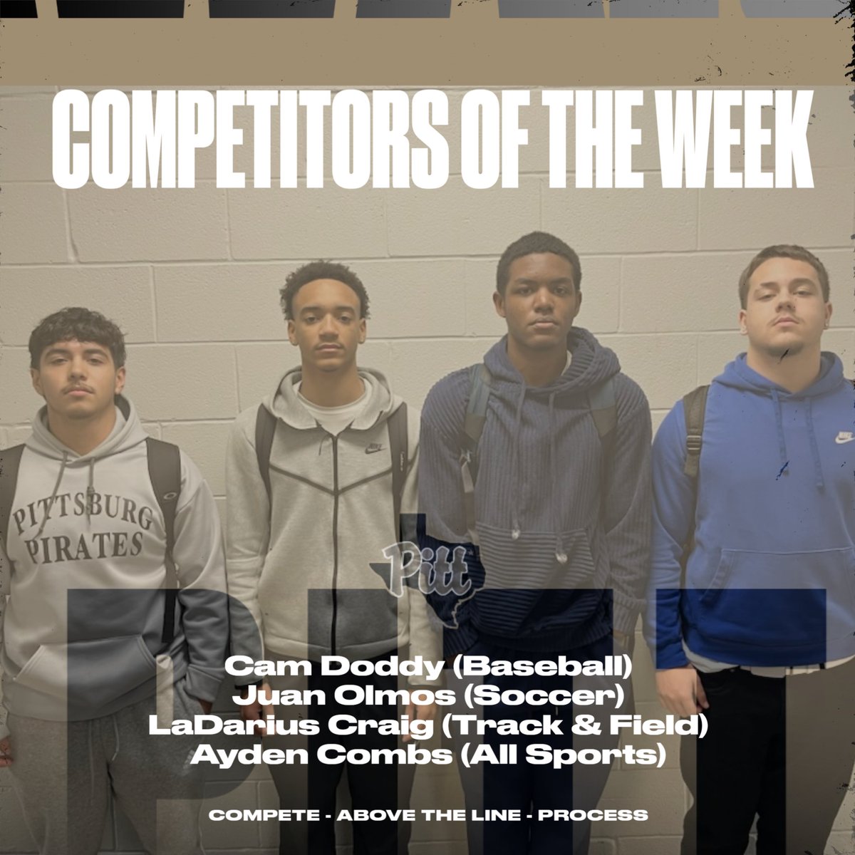 Another great week in The Burg! Our February 17 - 21 Competitors of the Week!
