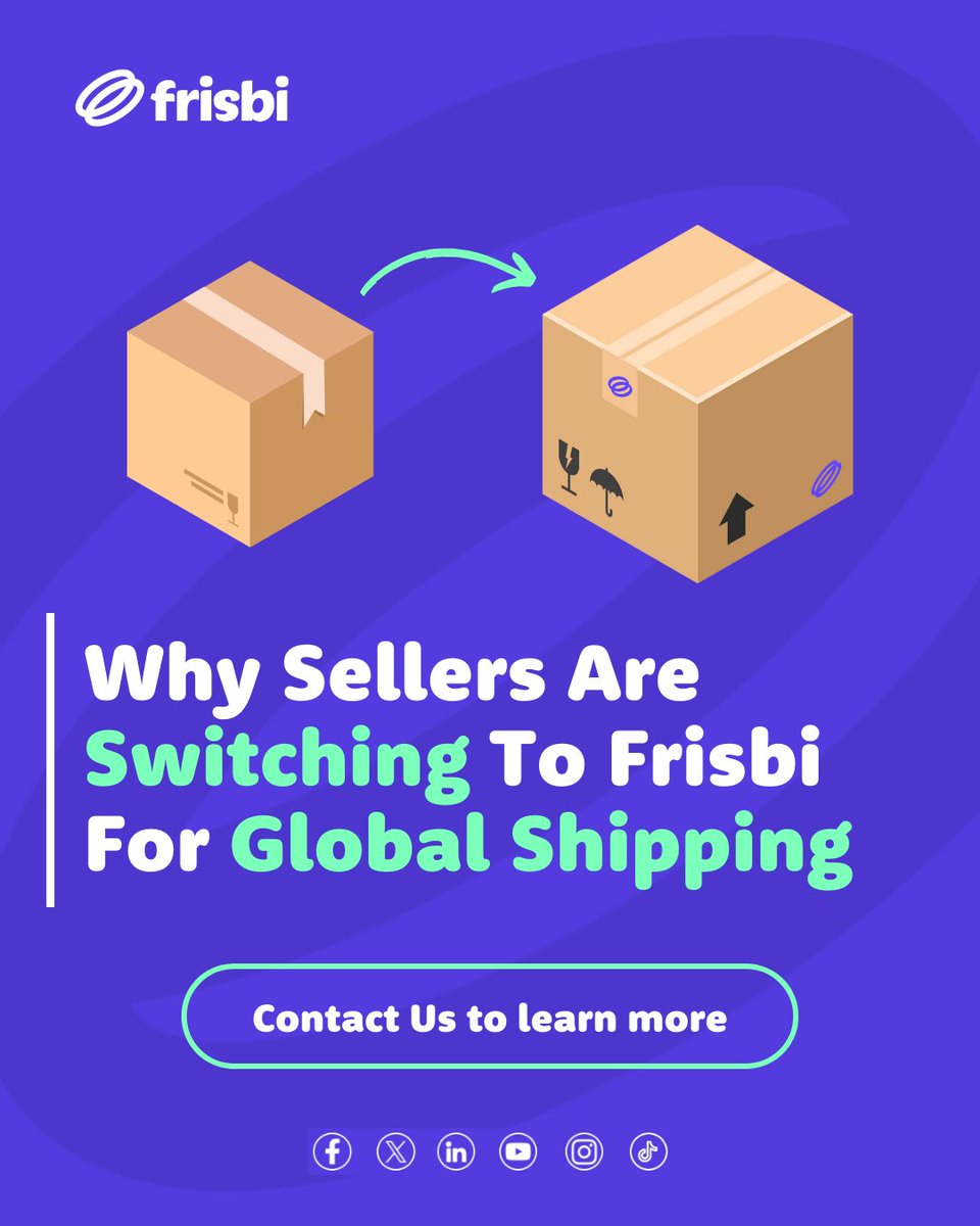 frisbi_global's tweet image. Save 60–80% on UPS, DHL &amp;amp; FedEx rates with Frisbi! 

🌎 Hassle-free global shipping, clearance &amp;amp; compliance handled. Start saving today! 🚛💰

Book a call now! 

#ecommerce #globalshipping #frisbi