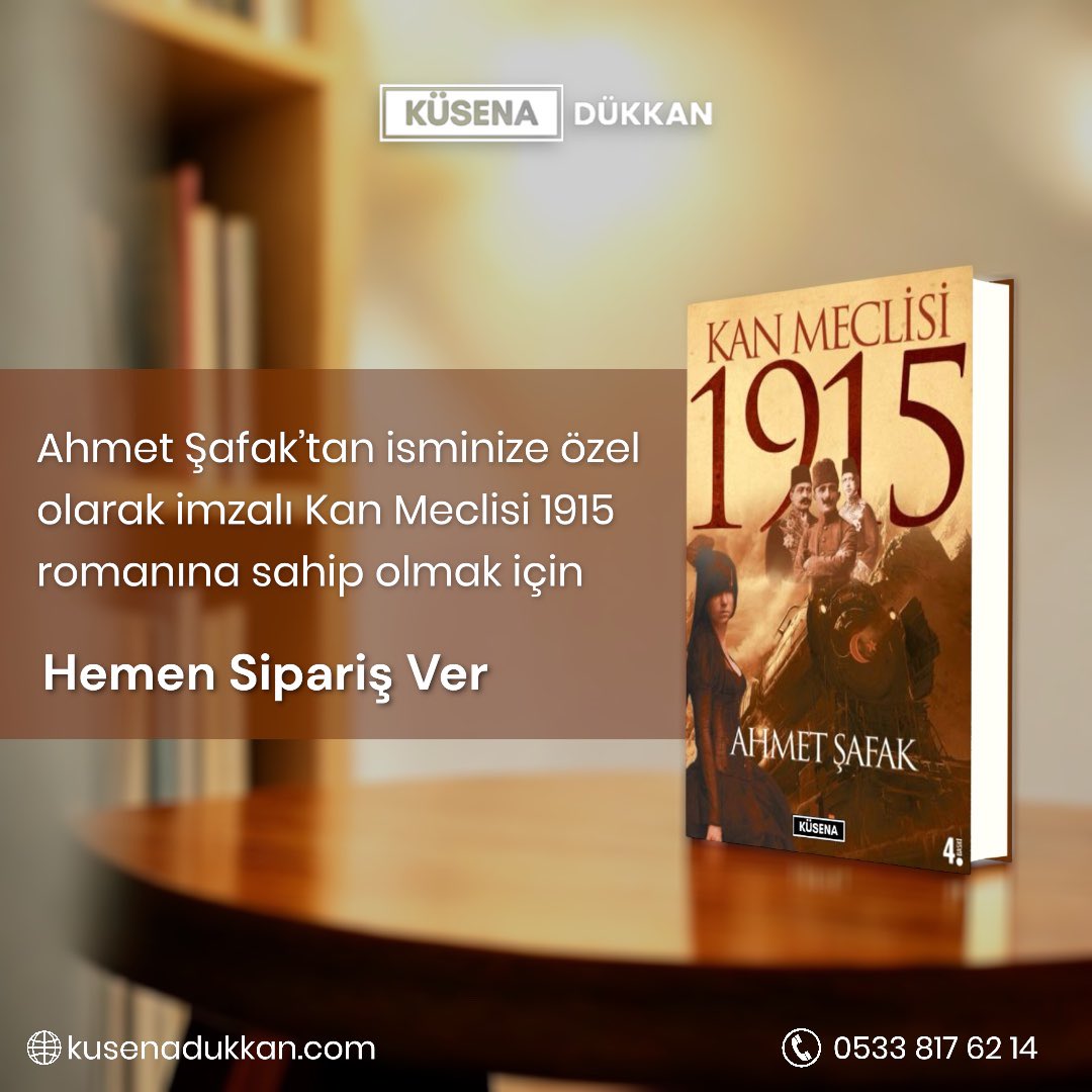 Savaşın ortasında hüzün ve gerilim dolu çarpıcı bir hikaye 🖋️

Ahmet Şafak’tan imzalı kitap siparişi için ➡️ l24.im/BwHnuql