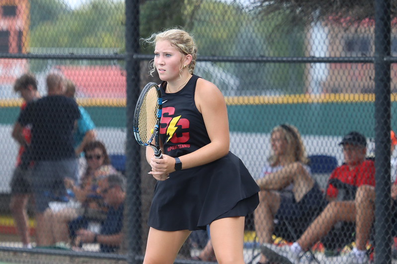 simpson_tennis's tweet photo. Introducing Grace Peck! 🎾

2️⃣ Sophomore
🏠 Des Moines, IA
📚 Business Management, Psychology
🏫 Tennis, Intramurals
🗣️ Grace has a dog named Bubbles 🫧
💭 Pre-season week, team bonding activities like bowling and laser tag https://t.co/itDeXN5VSG
