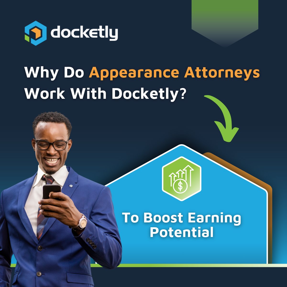 docketly's tweet image. It pays to be an appearance attorney. 💸 

Maximize your income by turning downtime into paychecks.
Join Docketly today and make the most of your schedule.

⏱️ hubs.li/Q037_blK0 💰
