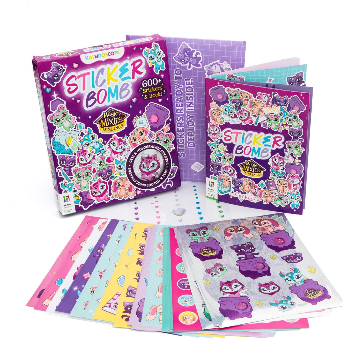✨ Transform your world with the Magic Mixies Mixlings Sticker Bomb Kit! 💫 Customise notebooks, bottles, phonecases &amp; more with tons of enchanting stickers! 🏷️✨ 

⭐curiousuniverse.co.uk/products/kalei…

#MagicMixies #StickerBomb #CreativeFun #Stickers