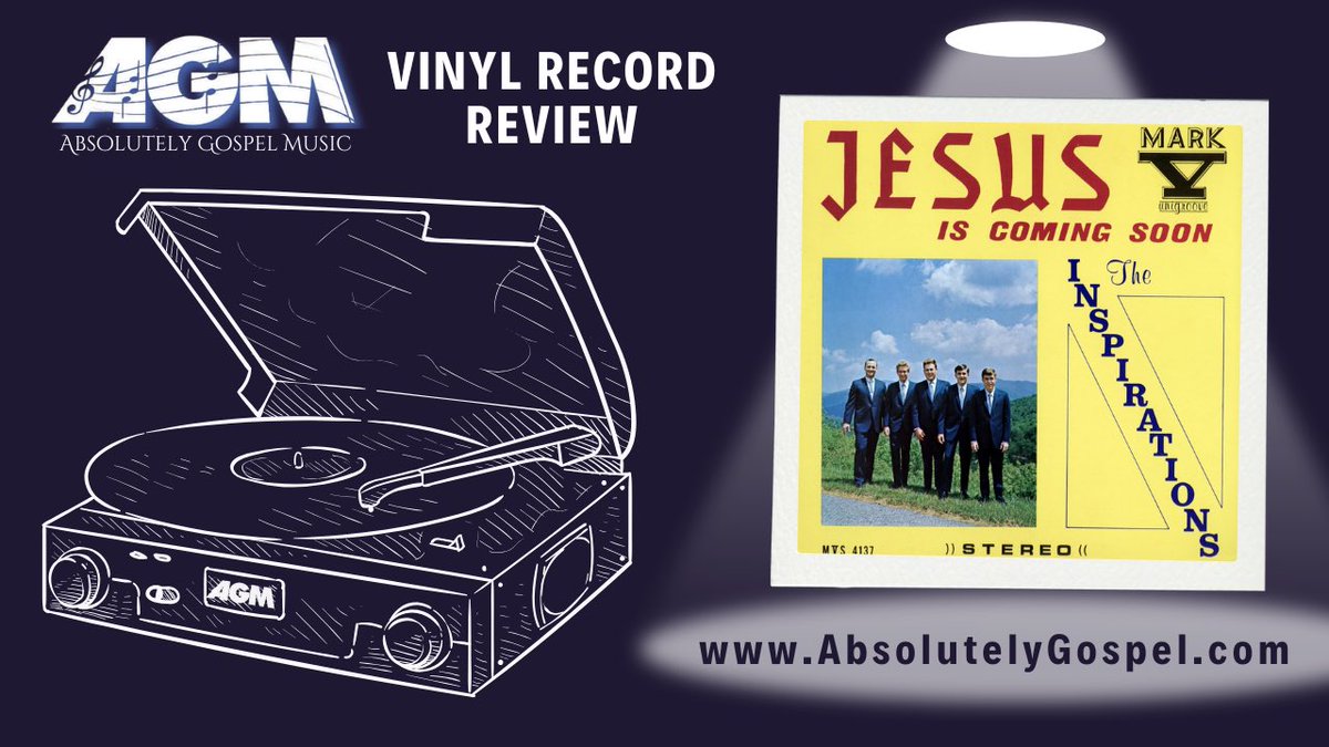 Who still listens to vinyl??? If so check out our latest Vinyl Record Review over on absolutelygospel.com ! This weeks article by James Hales features The Inspirations 1968 album “Jesus Is Coming Soon”. 

#theinspirations #agm #absolutelygospel #vinylrecords #vinylrecordreview
