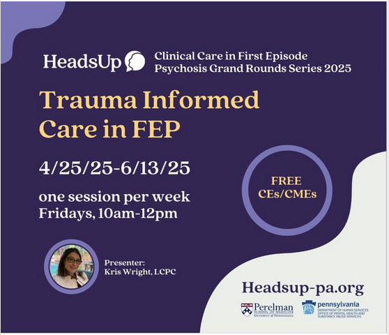 Are you a mental health  professional looking to learn more about early psychosis? Join us for  our upcoming free virtual training series: lnkd.in/ei87ZpRK