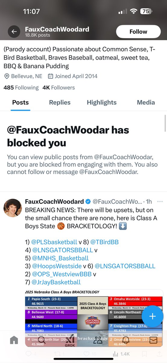 Someone’s mad they got no ball knowledge <a href="/FauxCoachWoodar/">FauxCoachWoodard</a>