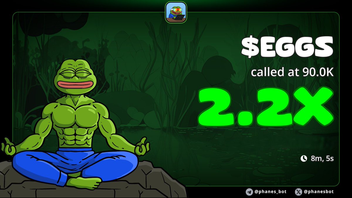 $EGGS best investment asset, the token looks great, I made double the profit not long after entering the market. So cool, the eggs are growing

FL9FRHH5ZUq1t6m141Kakow7a6JEwsh8VxNXLPY6pump

#EGGS #Solana #Crypto