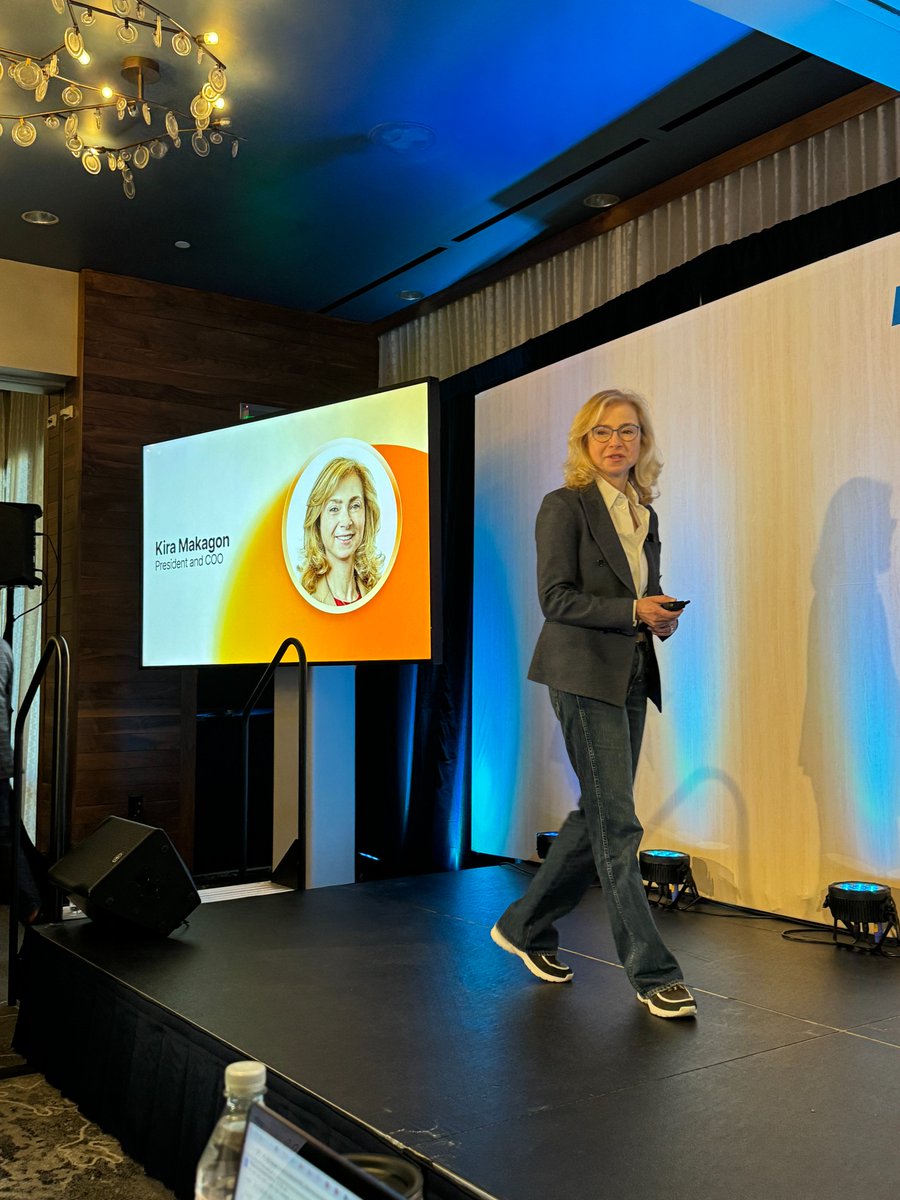 "Im humbled to be in this new role" - <a href="/kiramakagon/">Kira Makagon</a> on being named president on COO of <a href="/RingCentral/">RingCentral</a> <-- Well deserved! #RingCentralSummit <a href="/vladshmunis/">Vlad Shmunis</a>