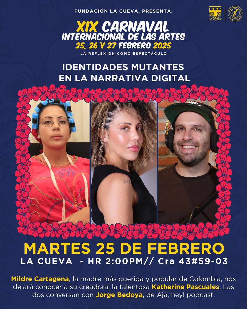 ¡Empezó la fiesta! 🥳🎊🎭✨
<a href="/jdcorreau/">Juan David Correa</a> <a href="/YuyoDelValle/">Yuyo Del Valle</a> <a href="/kabezarodante/">Rafael Bossio</a> <a href="/mildrectg/">mildrecartagena</a>