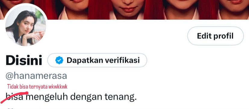 hanamerasa's tweet photo. Ganti bio aja lahhh wkwkwkk https://t.co/5ycMGzRQUl