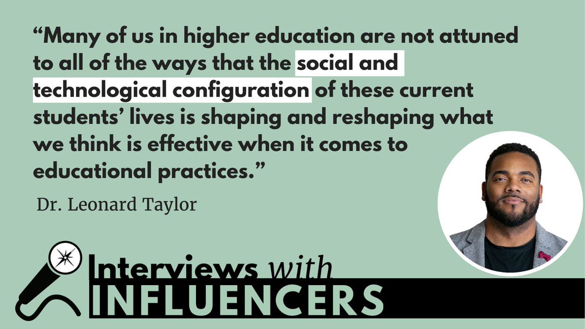 For the relaunch of "Interviews with Influencers," @ChazzRobinson_ sat down with <a href="/DrLDTJR/">Leonard Taylor, Ph.D</a> to discuss data transparency, student engagement, and how institutions can use data to drive better outcomes in higher ed. Watch the full convo here: thirdway.org/interview/inte…