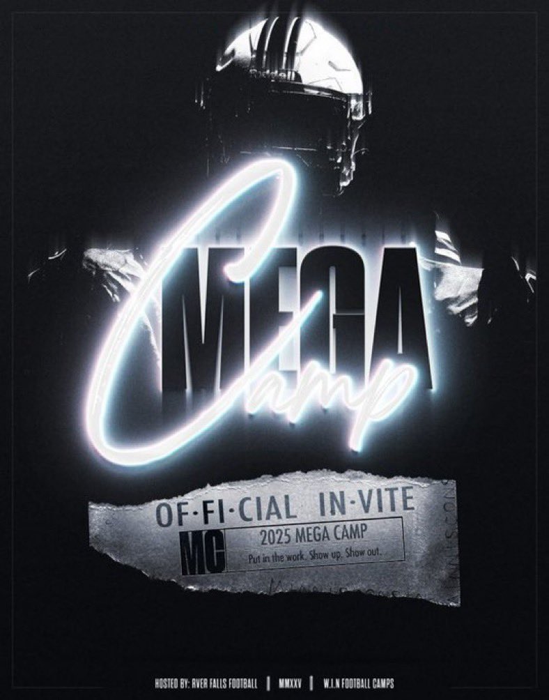 Thank you <a href="/coach_Wiss/">Jacob</a> for the camp invite!
<a href="/UWRFFootball/">Falcon Football</a> <a href="/CoachJMath/">Joe Matheson</a> <a href="/CoachKizer_UWRF/">Parker Kizer</a> <a href="/PrepRedzoneMN/">Prep Redzone Minnesota</a> <a href="/OJW_Scouting/">PrepRedzone Oliver</a> <a href="/NWahlScouting/">Nate Wahl</a>