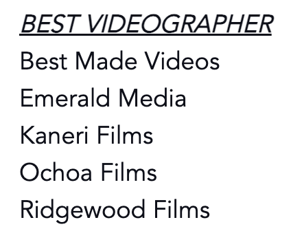 Honored to be considered one of Washington's top wedding vendors as a finalist for 2025 voting!  

Voting for all wedding professionals is open through March 9 - washingtonweddingday.com/washington-wed… 

See the full list of finalists here - washingtonweddingday.com/washington-wed…