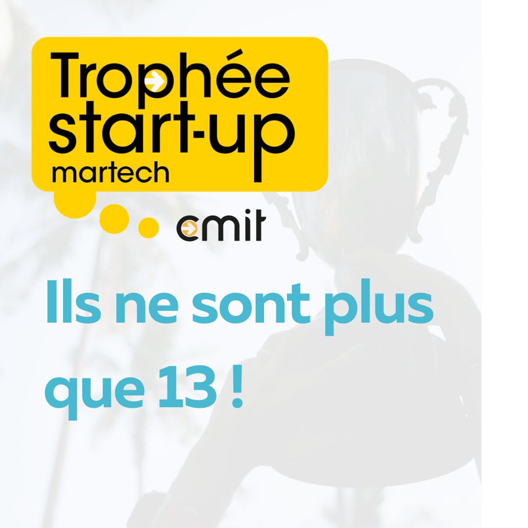 CMIT France (@cmitfr) on Twitter photo Trophées #Startup #Martech 🏆 | Quelles seront les startups martech les plus innovantes de l'année ? A vous de nous le dire ! 🗳️
Il ne reste que plus que 13 startups en lice ! Élisez votre tiercé gagnant sur bit.ly/4jW22OL Trophées #Startup #Martech 🏆 | Quelles seront les startups martech les plus innovantes de l'année ? A vous de nous le dire ! 🗳️
Il ne reste que plus que 13 startups en lice ! Élisez votre tiercé gagnant sur bit.ly/4jW22OL