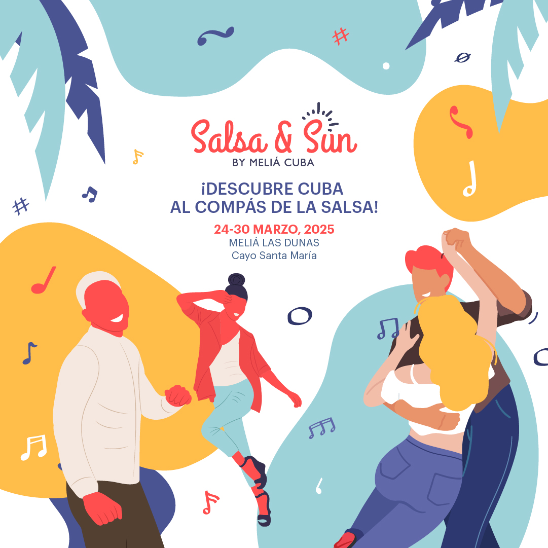 solways_cuba's tweet photo. 💃🎶 Descubre Cuba con Salsa 🌴🔥 Del 24 al 30 de marzo en Meliá Las Dunas, Cayo Santa María. 🕺 Clases de baile, talleres, y espectáculos. ¡Sumérgete en la esencia cubana! ✨ Contáctenos: sales.fit@solways.com #SalsaEnCuba #MeliáLasDunas #SolYSon #CubaConRitmo #BaileYPlaya https://t.co/Dxgmd22GxV