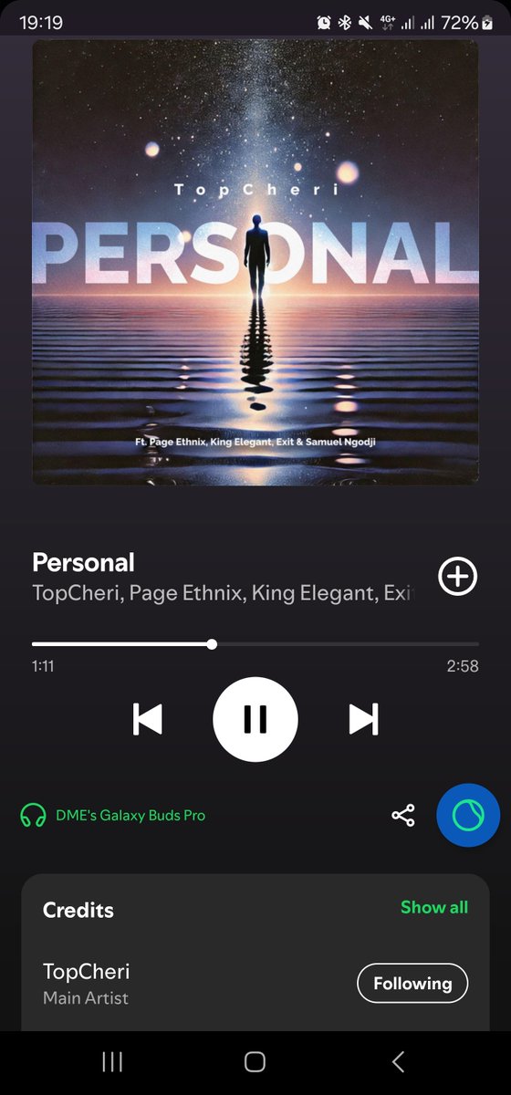 TopCheri, Page, King Elegant, Exit and Samuel took it very Personal on this track. 🔥 
#MusicWithDME