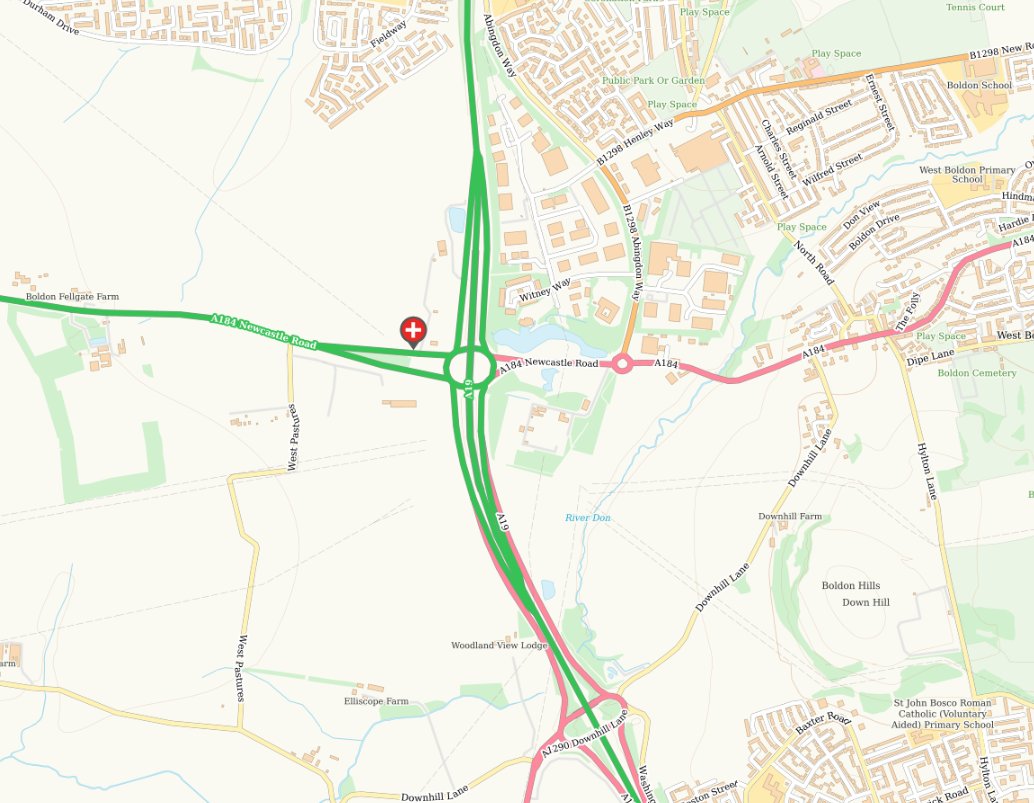 North East Live Traffic tweet media