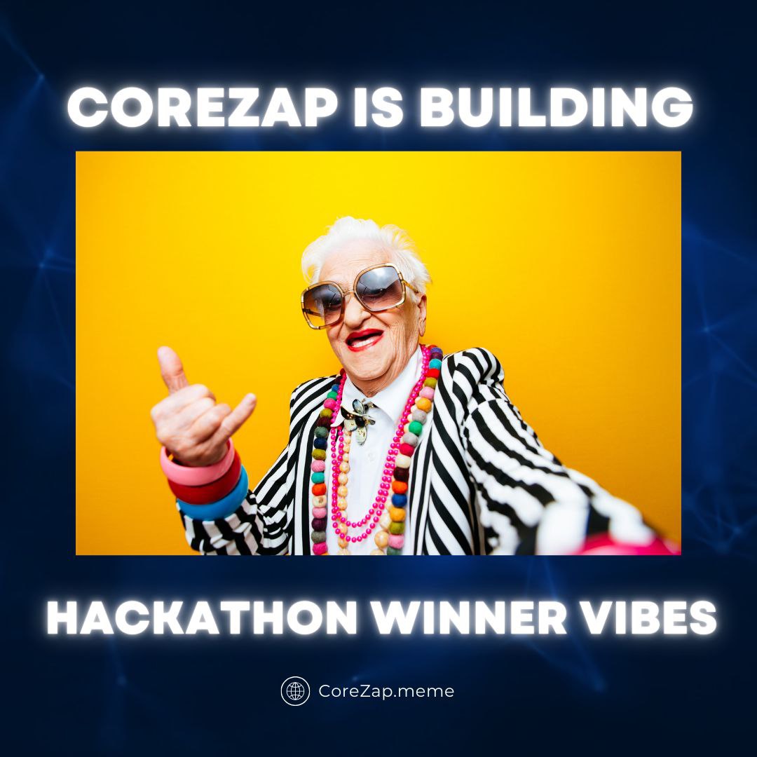 core_zap's tweet photo. Corezap is building! 🏗️
Innovation never stops, and neither do we! 🚀

We’re excited to participate in the Hackathon and showcase what Corezap is bringing to the space! ⚡️

#Corezap #CZAP #Coretoshis #BuildingTheFuture #hackathon https://t.co/pFqc8j25UZ