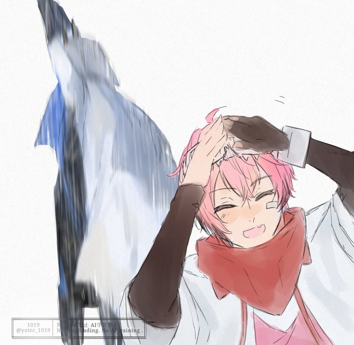 yoint_1019's tweet photo. #ドロウイング #紙とウェン 
 Say-A～！ https://t.co/9OPf2BztIZ