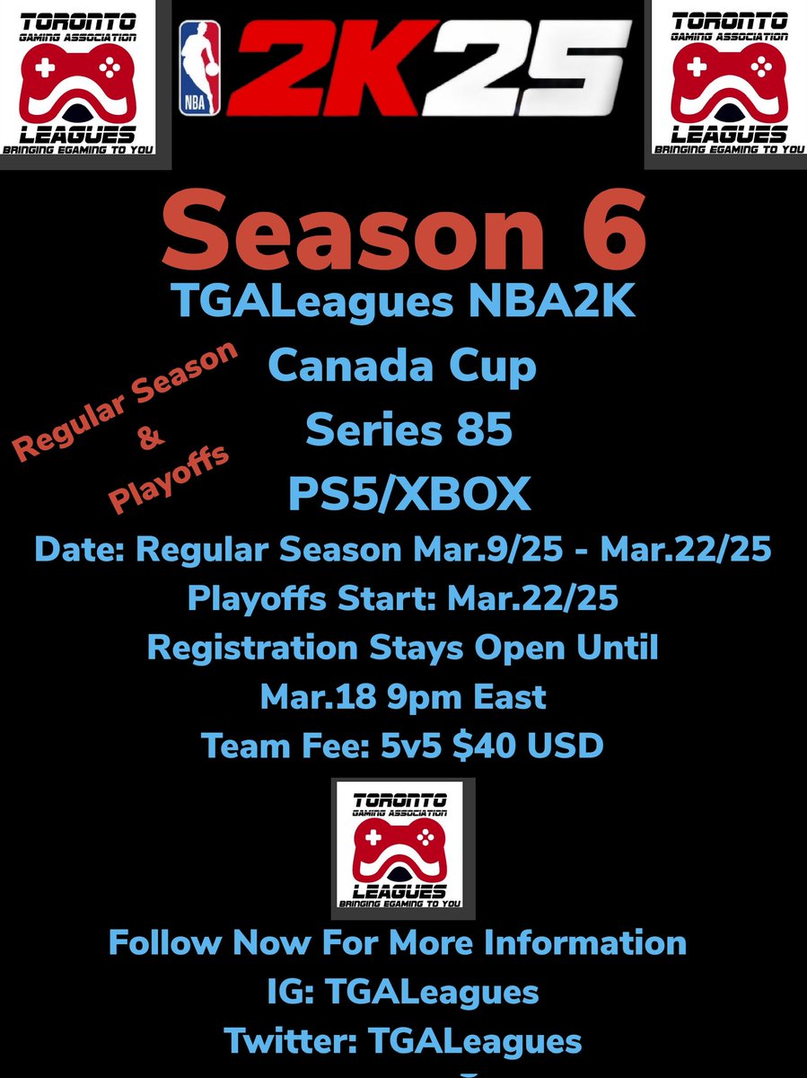 TGALeagues tweet media