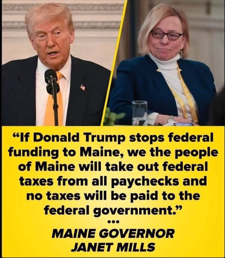 KaufmanWill's tweet photo. @GovJanetMills This is floating around and I can’t verify if it’s true or not. But if it isn’t, it should be! Thank you for your honourable stand! https://t.co/qMRddsOlpJ