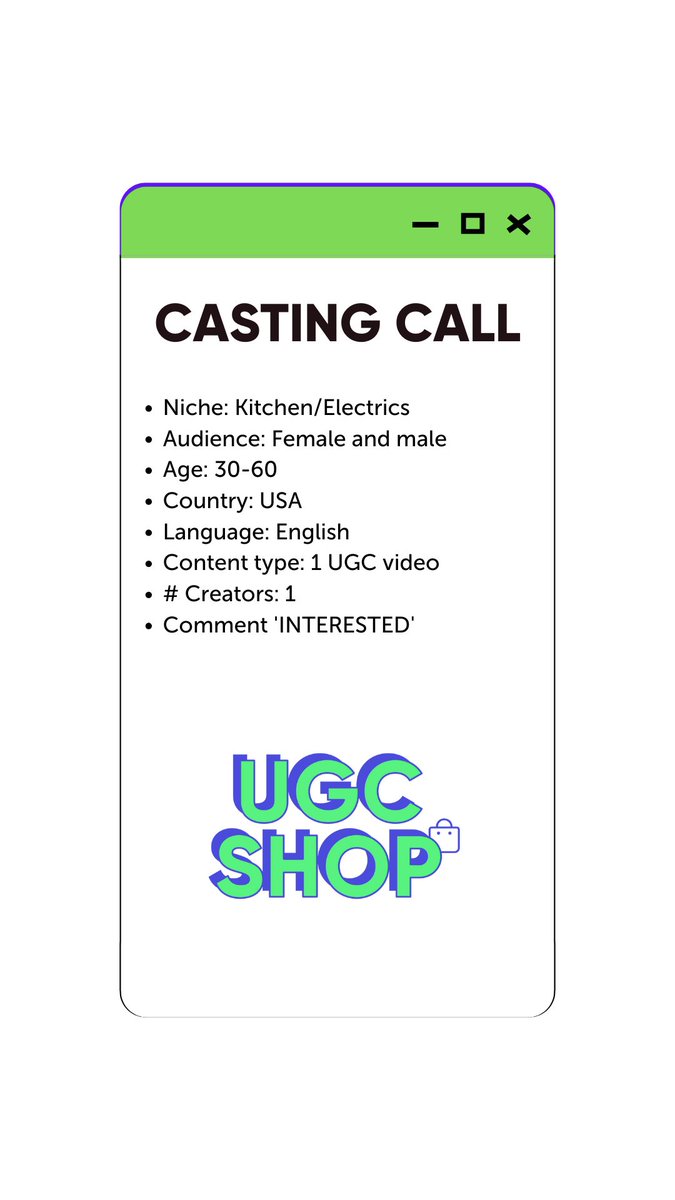 UGC SHOP tweet media