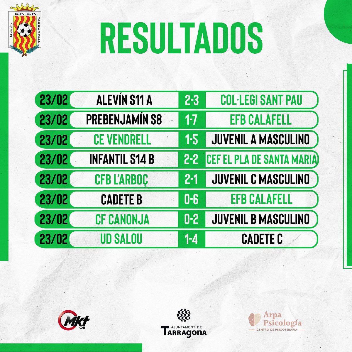 CEF Sant Pere i Sant Pau tweet media