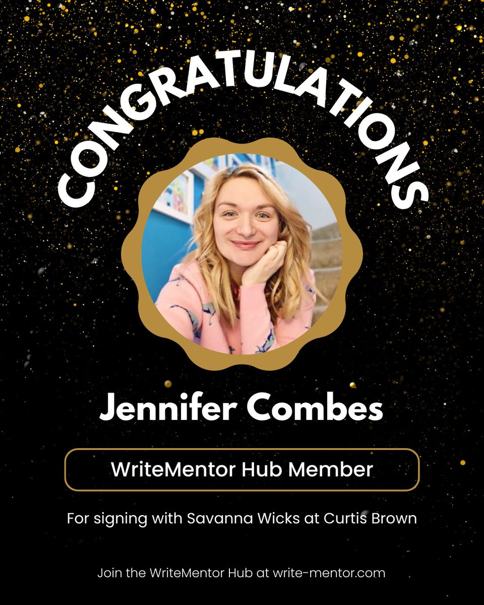 Huge congratulations to WriteMentor Hub member <a href="/summerlanest/">Jennifer Combes - Summer Lane Studio -</a> for securing representation from agent Savanna Wicks at <a href="/CBGBooks/">Curtis Brown Books</a>. We can't wait to see where Jennifer's writing talents take her next.  Join fellow writers like Jennifer on the WriteMentor Hub: bit.ly/4bUFGZt