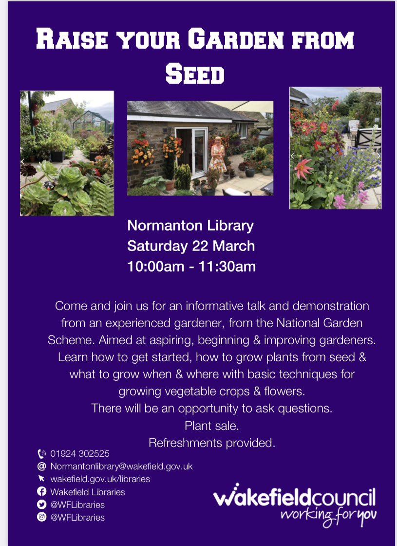 Wakefield Libraries tweet media