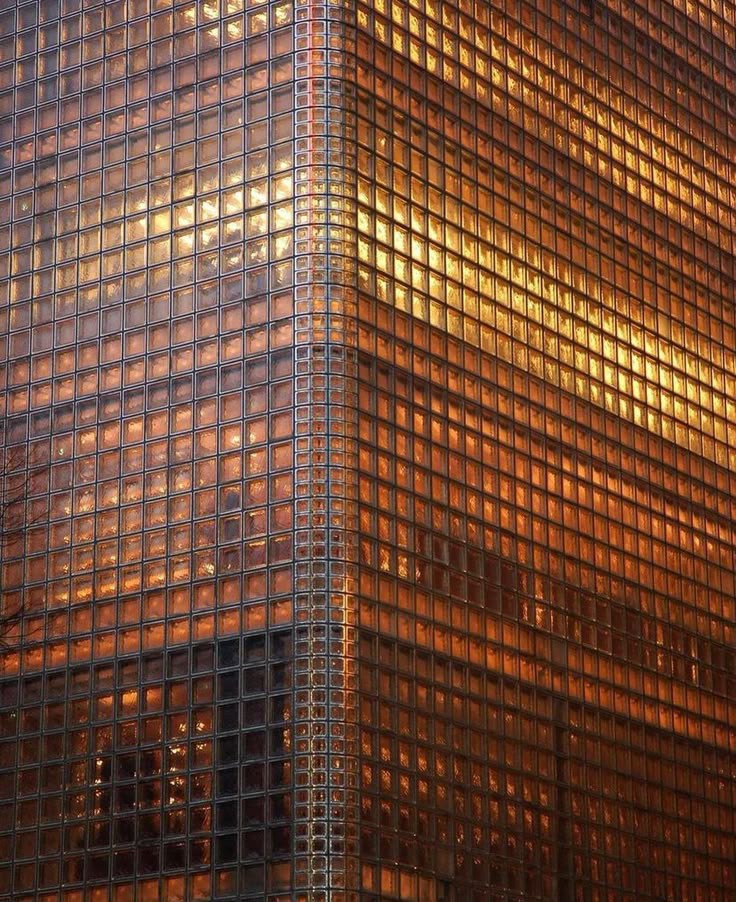 Maison Hermès, the flagship store and headquarters of the Hermès fashion house in Ginza, Tokyo. 

Designed by Renzo Piano and completed in 2001.