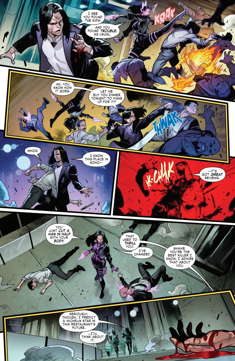 Alyssa Wong (they/them) 💖🌈 (@crashwong) on Twitter photo This is still one of my favorite exchanges in Psylocke (from issue #2)--script on the left, <a href="/carratu_art/">Vincenzo Carratù</a> and <a href="/JetstormSS/">Fernando Sifuentes</a> absolutely nailing it on the right 🥩 This is still one of my favorite exchanges in Psylocke (from issue #2)--script on the left, <a href="/carratu_art/">Vincenzo Carratù</a> and <a href="/JetstormSS/">Fernando Sifuentes</a> absolutely nailing it on the right 🥩