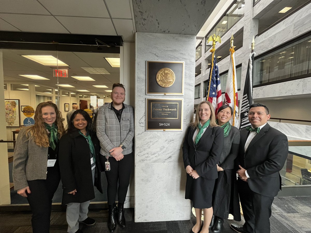Thank you <a href="/SenDuckworth/">Tammy Duckworth</a> and colleagues for taking time to meet with <a href="/AANmember/">American Academy of Neurology</a> today for #NOH25 to support extending #telehealth coverage, ensuring #accesstocare for seniors by fixing Medicare cuts, and fully funding <a href="/NIH_NINDS/">NINDS</a>! 💚 <a href="/Stroke_doc/">Sarah Song</a> <a href="/alexvargasmd/">Alejandro Vargas, MD</a>