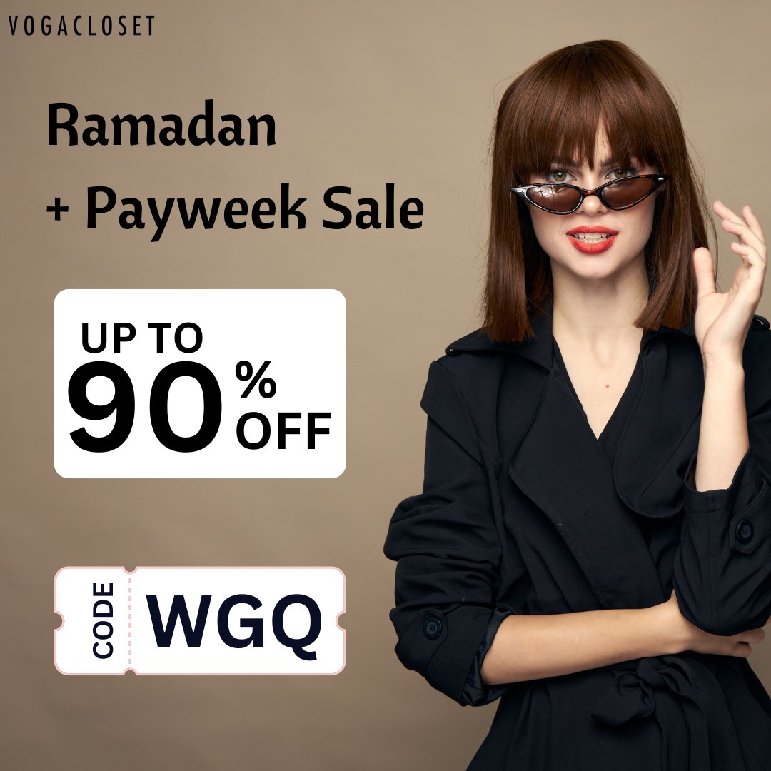 DiscountcodeKsa's tweet image. 🥰 𝐕𝐨𝐠𝐨𝐂𝐥𝐨𝐬𝐞𝐭 𝐑𝐚𝐦𝐚𝐝𝐚𝐧 + 𝐏𝐚𝐲𝐰𝐞𝐞𝐤 𝐒𝐚𝐥𝐞 🥰
Get Up to 90% OFF on Women&apos;s, Men&apos;s &amp;amp; Kid&apos;s Collections
Use Code: 𝐖𝐆𝐐
Shop Now 👉 bit.ly/4g3skfz

#RamadanSale #ramadankareem #fashion #womenfashion #menfashion #promocode #vogacloset #discountcodeksa