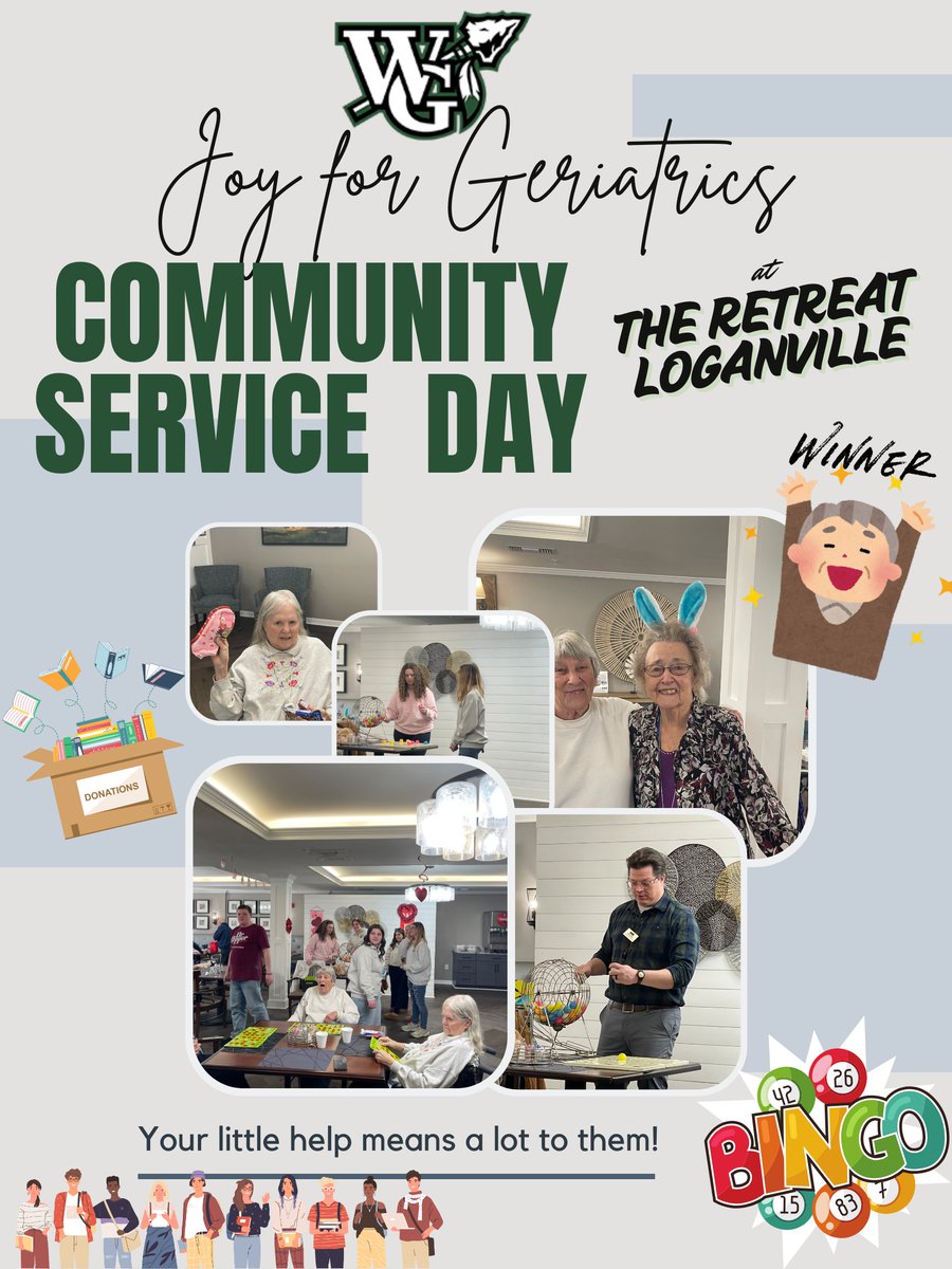 Warriors Give Back!  Teaching students the value of community involvement and making a difference! #WarriorsGiveBack #CommunityMatters #wghswbl