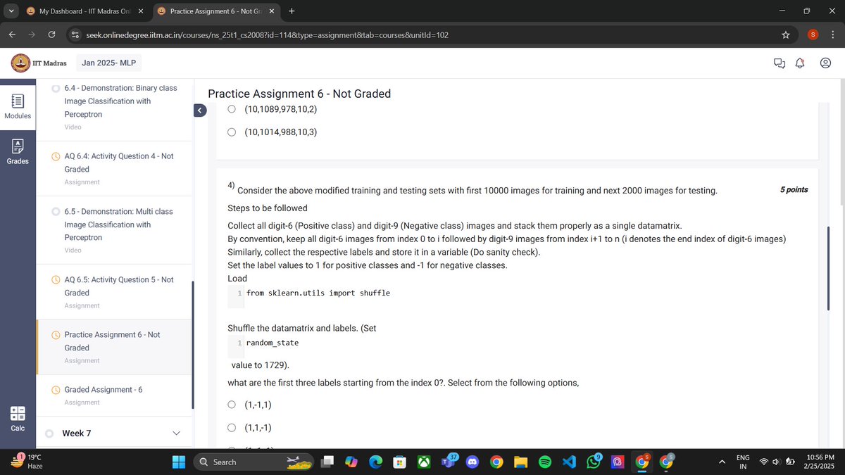 ds_sonalikumari's tweet image. Day 79 of my learning journey📚
Today, I practiced questions on Data Matrix and Labels, reinforcing how data is structured and labeled for ML models. 📊🔢
#MachineLearning #DataMatrix #Labels
