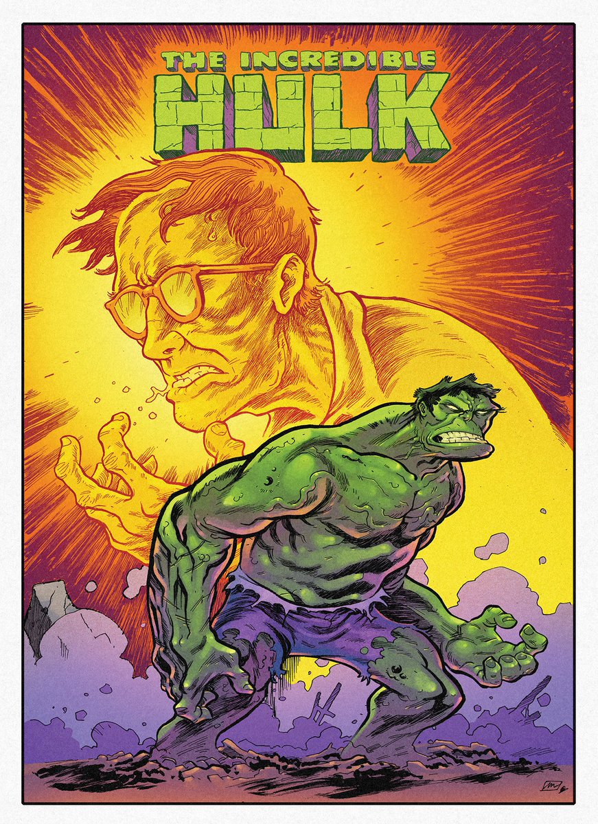 Hey everyone! I've got another coloring to share today - this fun Incredible Hulk piece, with original line art by Mark Laszlo! 

Thanks for checking it out!

#Hulk #Marvel #Comics