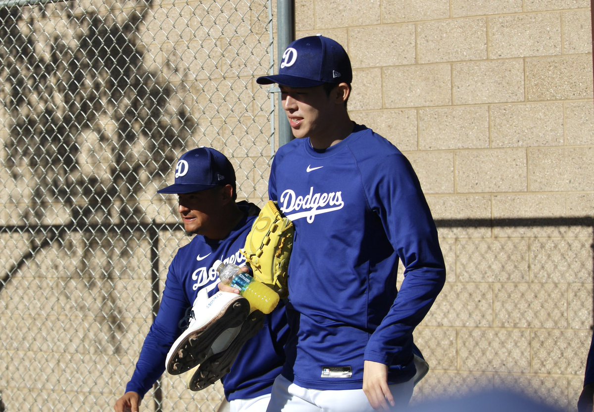 roblespan's tweet image. #DodgersST #CamelBackRanch #SpringTrainging #WSChamps #RokiSasaki