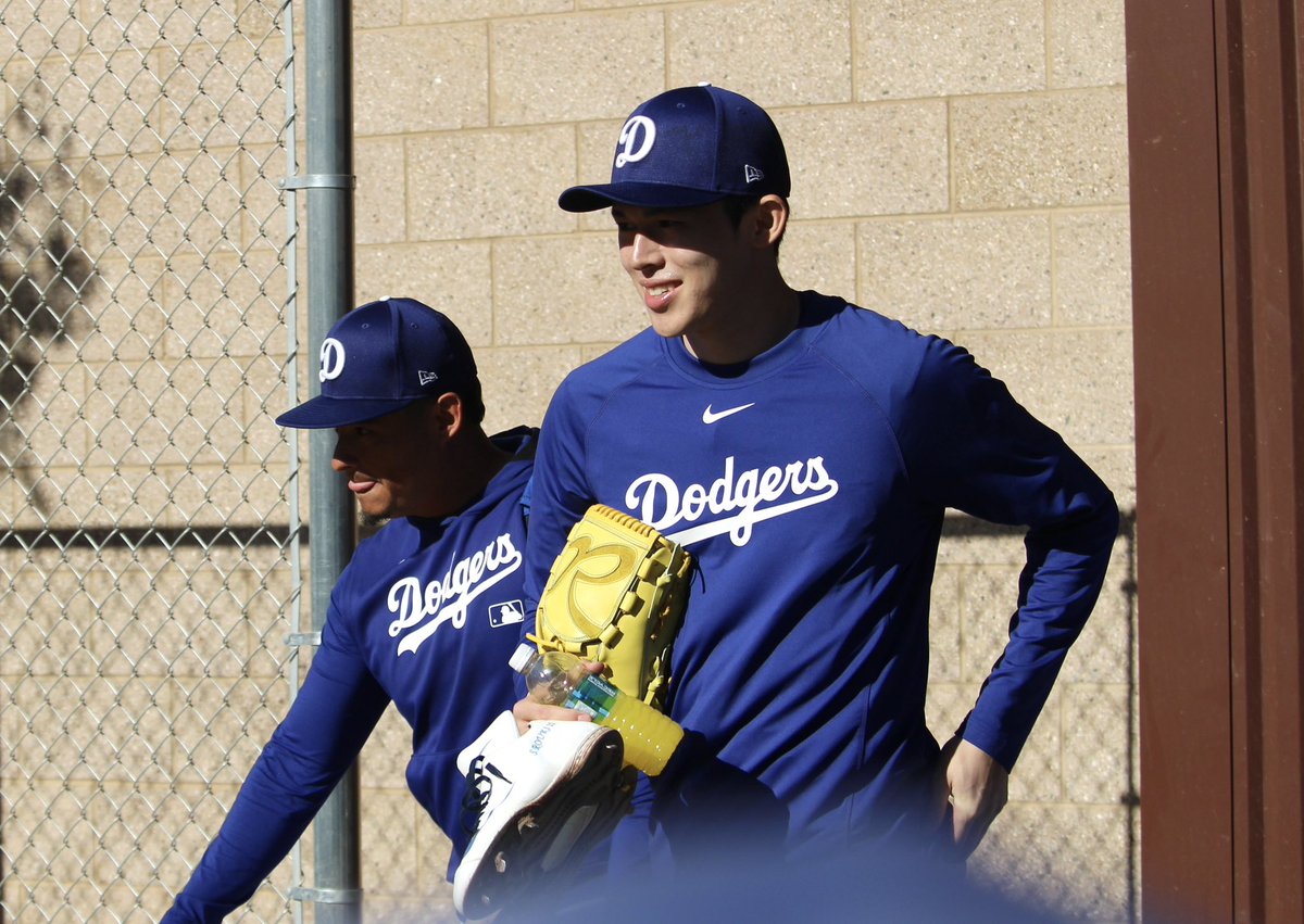 roblespan's tweet image. #DodgersST #CamelBackRanch #SpringTrainging #WSChamps #RokiSasaki