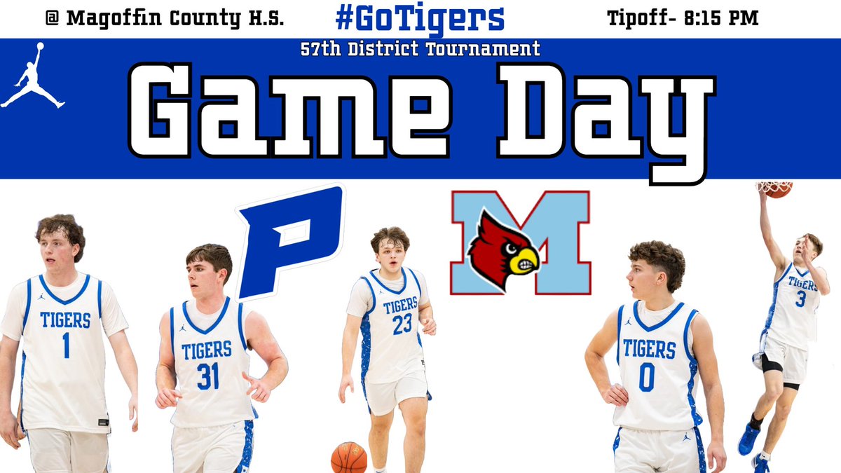 PHSTigerHoops's tweet image. Game Day vs Martin County
📍Magoffin County High School
⌚️Tipoff: 8:15 PM
📸Diane Pelphrey
📻 94.7 WKLW 
📺 D&amp;amp;D Sports Network
🏀 57th District Tournament 
#GoTigers