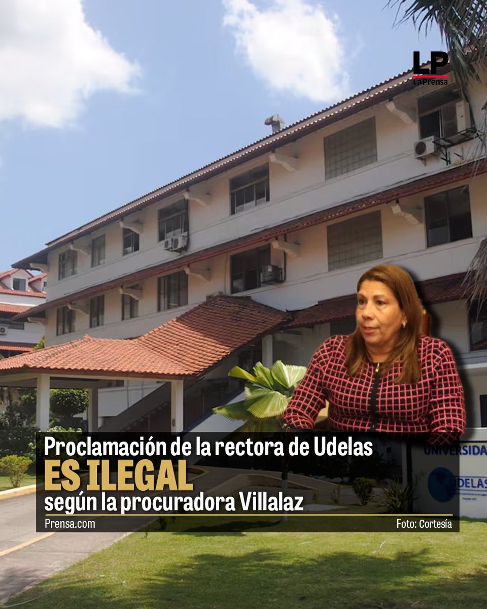 La procuradora de la Administración, Gretel Villalaz, estimó que es ilegal la Resolución 032-2024, emitida el 14 de junio de 2024 por el Consejo Electoral Universitario de la Universidad de las Américas (Udelas), mediante la cual se proclamó a Nicolasa Terrero Barrios como
