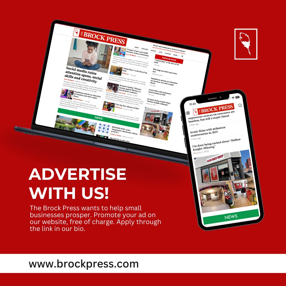 The Brock Press tweet media