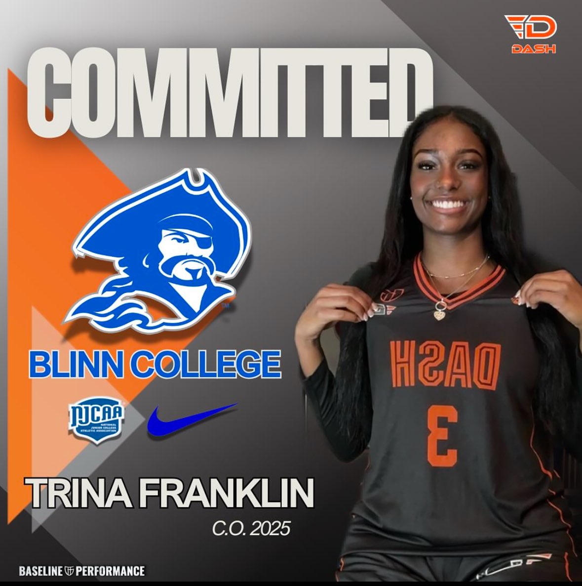 The opportunity to get to play at the next level is always special &amp; this girl has earned it! I’m proud of you &amp; the work you’ve put in to get to this point! Grind is not over! Can’t wait to see you as a Buc next year! 💙🏀 <a href="/trinatfranklin1/">Trina Franklin</a> <a href="/BlinnWbb/">Blinn Women’s Basketball</a>