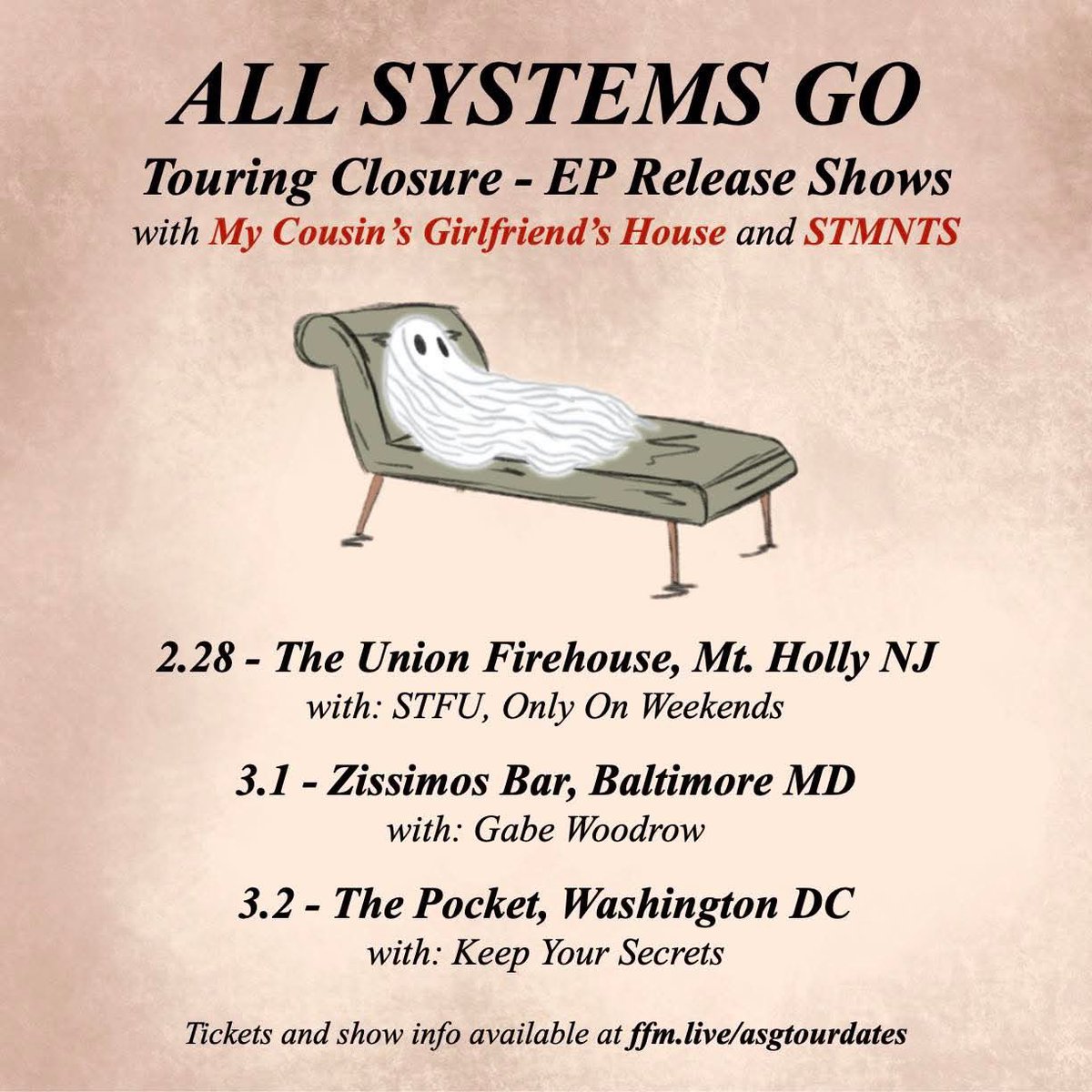 stmntsband's tweet photo. So many fun shows coming up!! Where will we see you???

2/28 NJ
3/1 Baltimore
3/2 DC
3/8 NJ
3/21 Boyd’s, MD
5/31 Baltimore 

Tickets for these: https://t.co/Rmm7iZliTF https://t.co/QnMdyNZV56