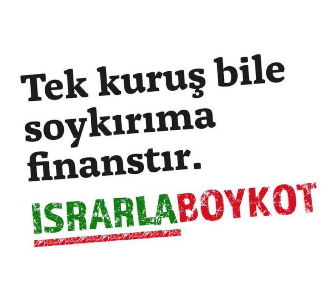 Bir Lekeyi yakandan çıkaracak bir deterjan
Gazzede 10 bin çocuğu hayattan çıkarıyor. Israrla Boykot !!