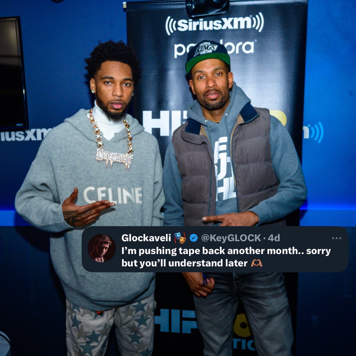 GrayRizzy's tweet image. #Glockaveli pushed back a bit but still OTW and we got 3AM In ToKEYo playing heaaavvvyyy on @hiphopnation! Listen in the car or with the @siriusxm app. 💪🏽💯 #WEOUTCHEA 

📸 @photosbybunny