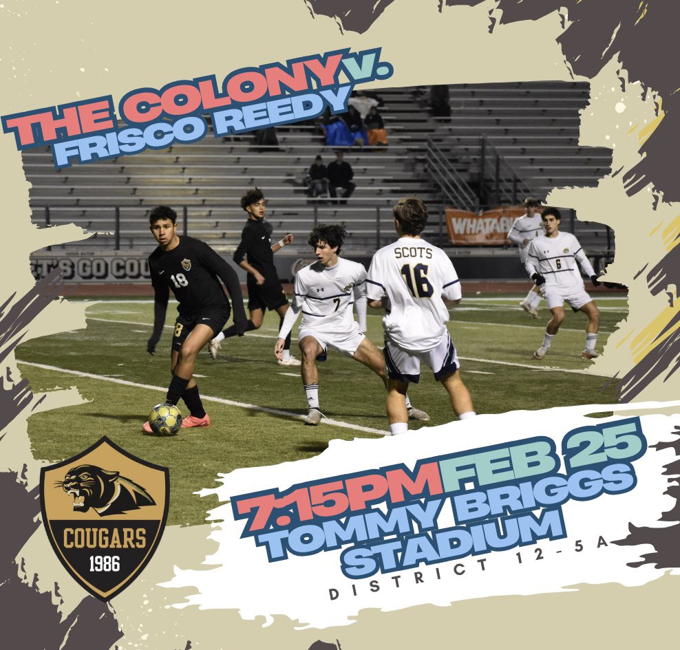 We go again!! ⚽️👊💯👏 #season2025 #CougarNation #faithoverfear #OneLISD <a href="/TheColonyHS/">The Colony HS</a> <a href="/TheGuv7/">Lee Weddall</a> <a href="/tchs_media/">TCHS Student Media</a> <a href="/LISDsports/">Lewisville ISD Athletics</a> <a href="/LSMNSports/">Lewisville Sports Media Network</a>