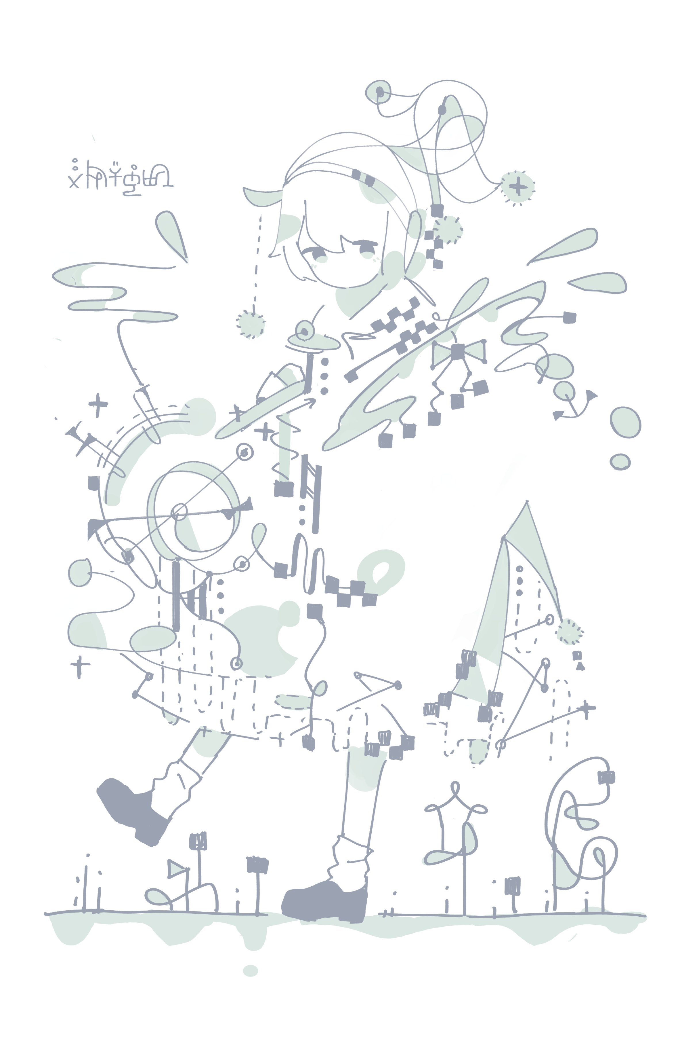 抽象絵画⭐︎音符形のひと 抽象絵画⭐︎音符形のひと Origin of Symmetry (2001) by MUSE